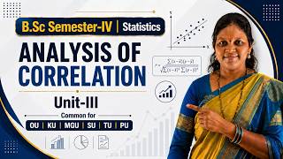 Unit-3 B.Sc Sem-4 Statistics | Analysis of Correlation #bsc #maths #degree #mathematics #exam #stats Wealth