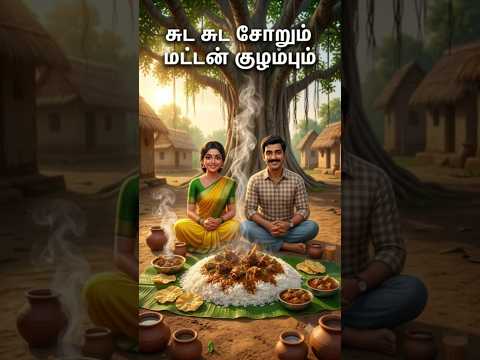 கிராமத்து சுட சுட சோறும் மட்டன் குழம்பும்! 🥩 | Village Mutton Gravy #shorts
