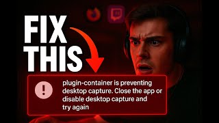 Fix ShadowPlay Error: "plugin-container is preventing capture" FAST!