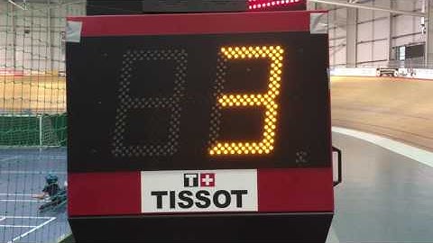 UCI Velodrome Starting Gate Countdown Clock