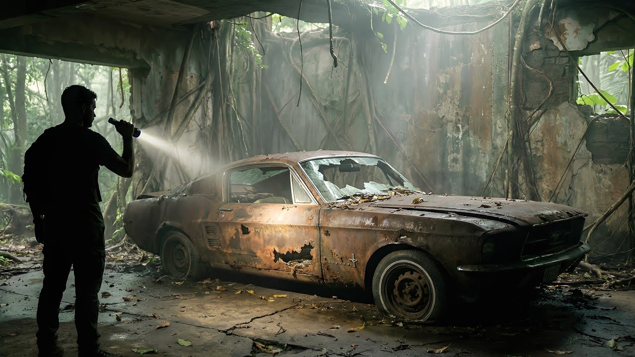 I Found a Ford Mustang Abandoned for 17 Years Then Restore It || ASMR Car Restoration