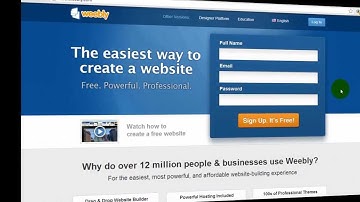 Weebly Tutorial - How to Sign Up and Set Up Domain Name with Weebly