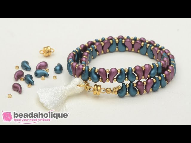 How to Make the ZoliDuo Wrapped Tassel Bracelet Kits by Beadaholique