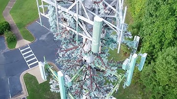 Cell Tower Inspection using a DJI Phantom 4 Pro Drone