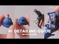 HG POLICE ZAKU|WIP #1 - Detailing|GuideCustom Build