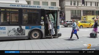 14th Street Getting Bus-Boarding Platforms
