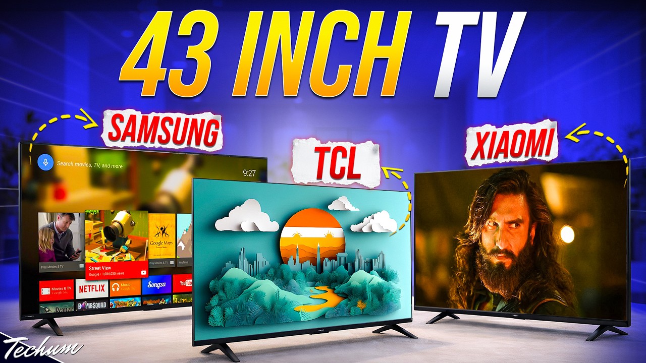 Best 43 Inch 4k TV 2026🔥Samsung vs LG vs Sony vs Xiaomi🔥Best 43 Inch TV ...