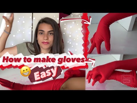 Video: How To Sew Long Gloves