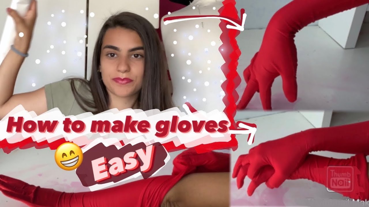 How to make gloves Easy tutorial YouTube