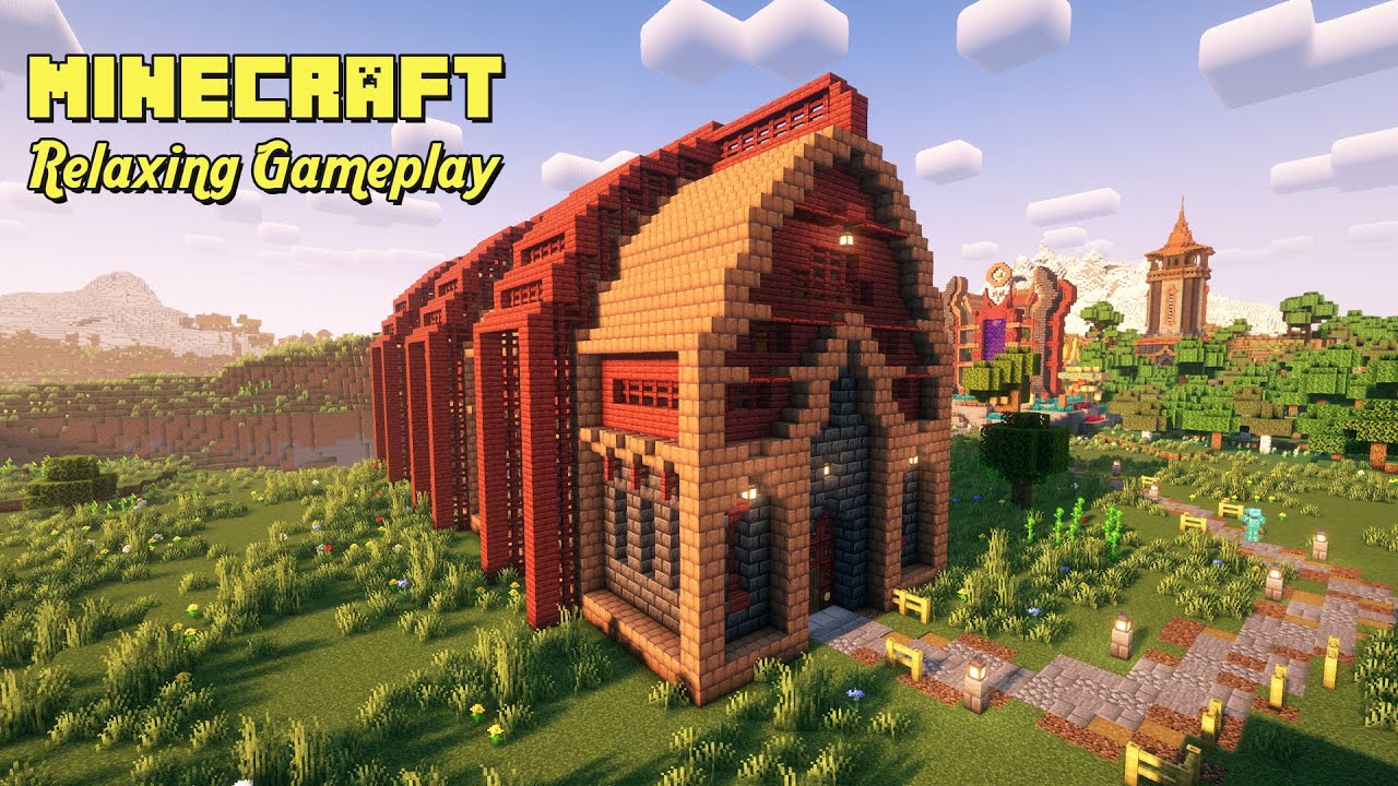 Minecraft Relaxing Gameplay - Ep.21 Storage House - (No Commentary)