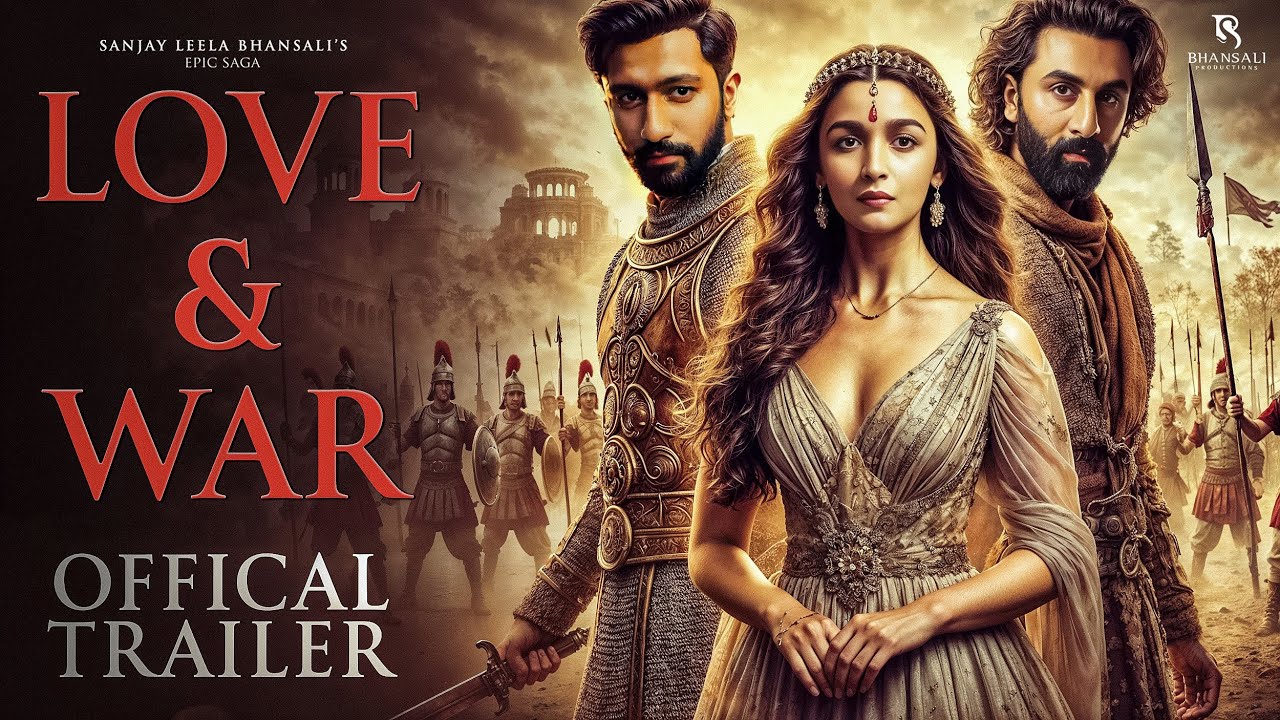 Love and War Official Trailer Alia Bhatt Ranbir Kapoor Vicky