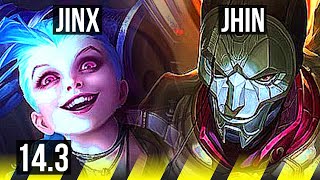 JINX & Janna vs JHIN & Karma (ADC) | 9/2/6, Dominating | NA Grandmaster | 14.3