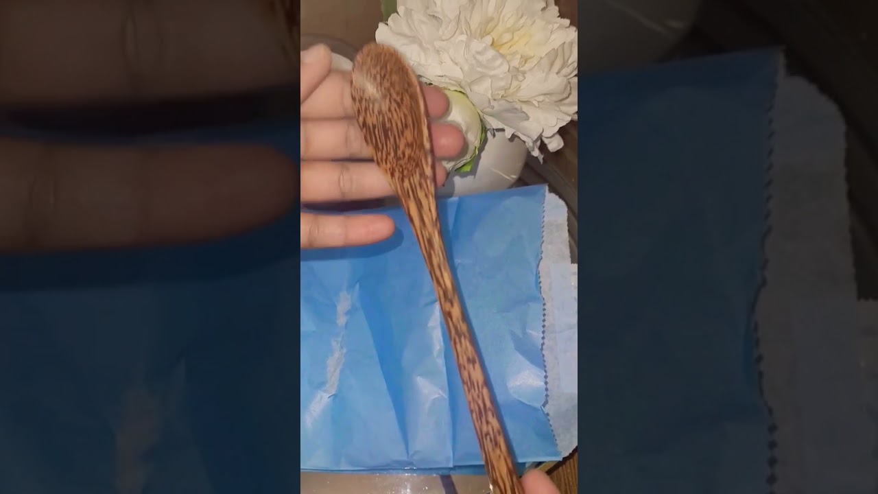 Unpack Coconut Wood Spoon 🥥 🌴 🌴 