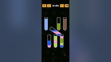 water sort puzzle level 1072