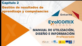 TUTORIAL EVALCOMIX-FLOASS. Capítulo 2: Gestión de resultados de aprendizaje y competencias