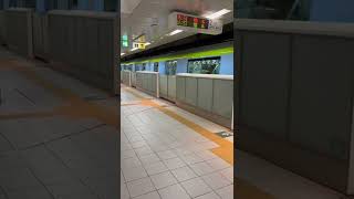 福岡市営地下鉄七隈線　新車両3000A 薬院発車(今日から運用開始)