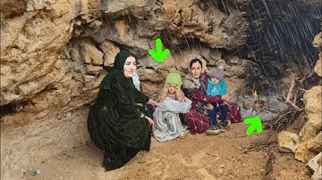 The ultimate challenge for homeless mothers with the harsh nature of the mountains in the cave!