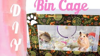 DIY Hamster Bin Cage