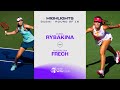 Elena Rybakina vs. Magdalena Frech | 2024 Dubai Round of 16 | WTA Match Highlights