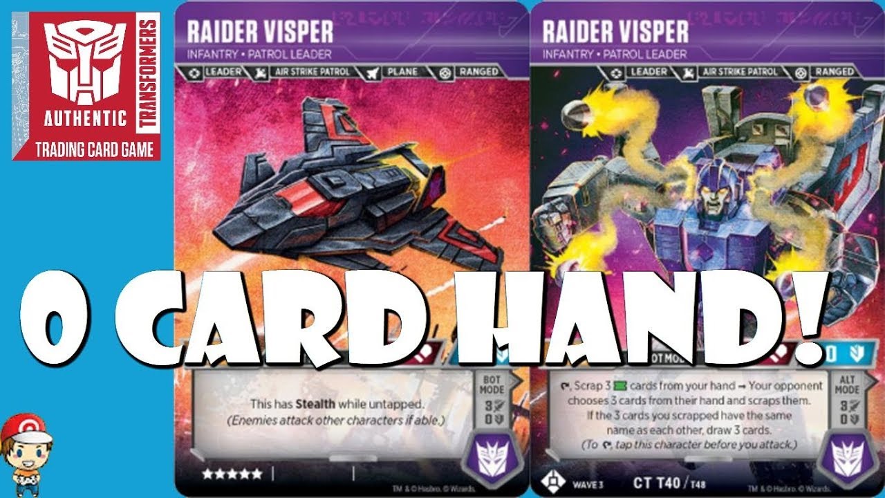 New Transformers Card Can WRECK Your Hand! (Raider Visper!)