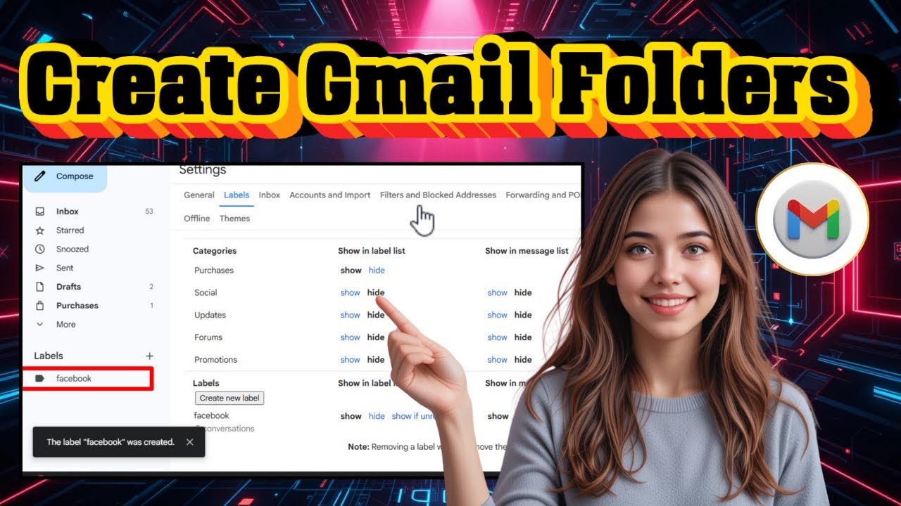 Как создавать папки в Gmail | Организация вашей почты (2026)
