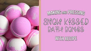 Making Snow Kissed Bath Bombs  Recipe Included | MO River Soap