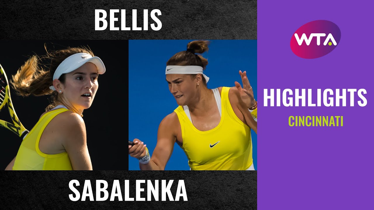CiCi Bellis vs. Aryna Sabalenka 2020 Cincinnati Second Round WTA Highlights