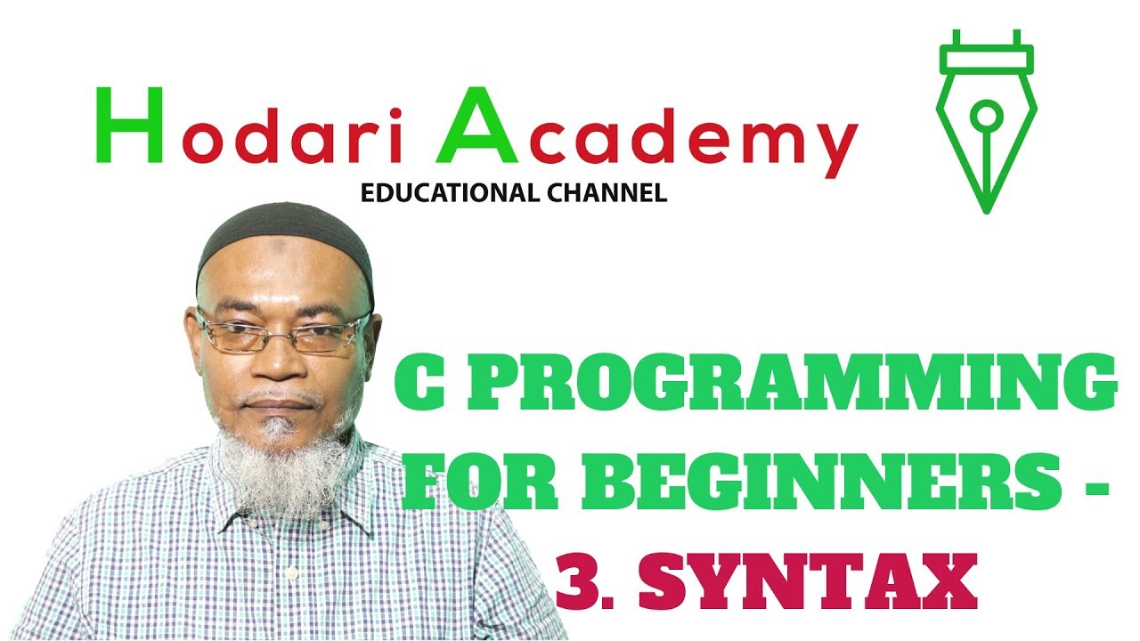 C Programming for Beginners | 3 Syntax - YouTube