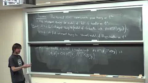 Kevin Costello: Supersymmetric gauge theory and derived geometry, Lecture 2