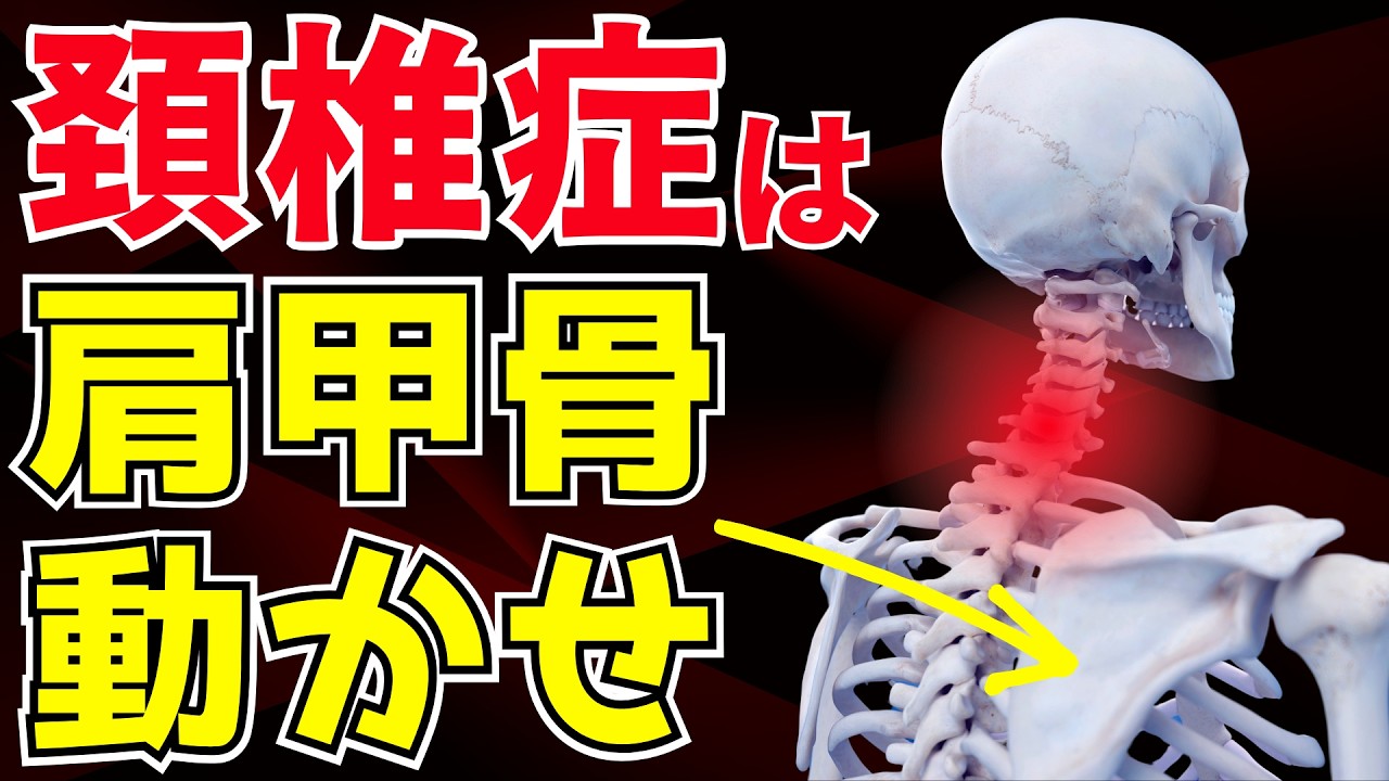 【理学療法士が教える】頚椎症は肩甲骨を動かせ