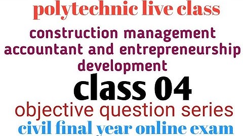 C.M.A.E.D|Objective questions practice|civil 6th semester online exam pattern|upbte online exam|