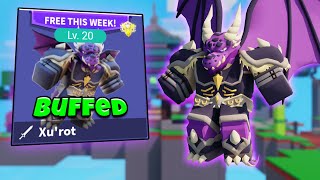 New Xu'rot Buff Free Kit Is The Most Insane Update Ever (Roblox Bedwars)