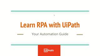 Learn RPA with UiPath | Arguments in UiPath