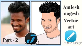 Amlesh nagesh vector art | infinite Design tutorial | part -2