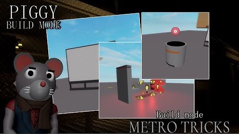 🚊Metro Tricks for your builds! (Piggy Build Mode).                                 #piggybuildmode