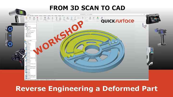 Workshop: Reverse Engineering a deformed part with QUICKSURFACE