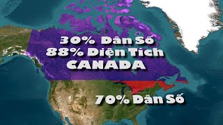 Tại Sao 50% Dân Số Canada Lại Sống ở Phía Nam So Với Người Hoa Kỳ?