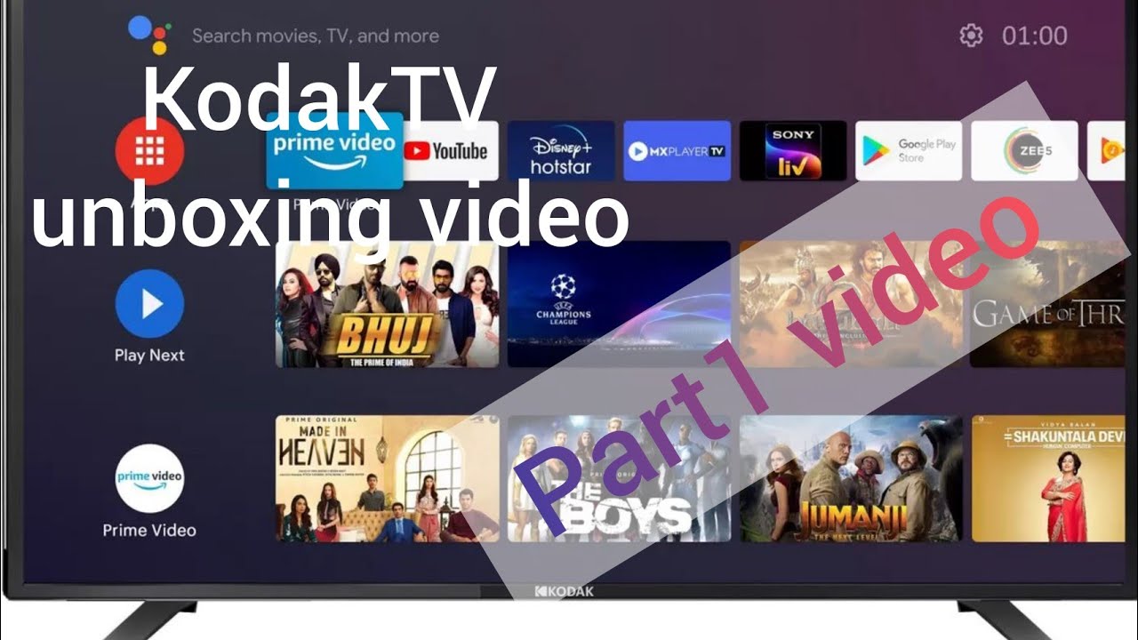 KodakTV unboxing video/part1 video/🔥🔥