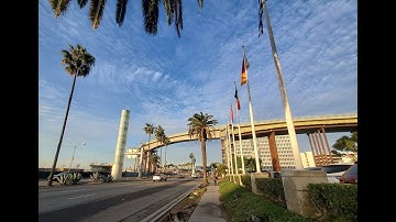 Building the LAX Automated People Mover Train Guideway over Century Boulevard