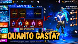 PEGANDO PACOTE CONQUISTADOR, COMO PERSONALIZAR A NOVA SKIN - NOVA SKIN EVOLUTIVA FREE FIRE