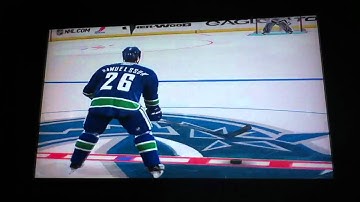 NHL 11 Shootout Boston Bruins VS Vancouver Canucks