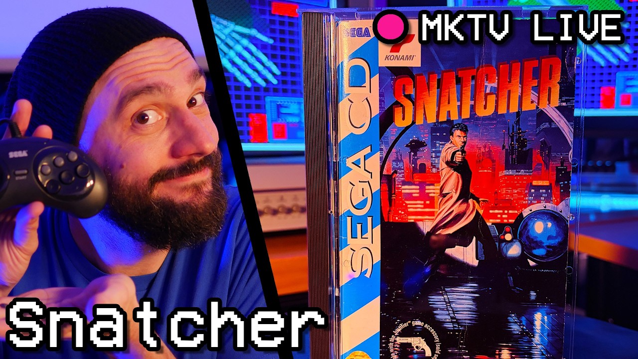 Snatcher on the Sega CD: Pt II 🔴 MKTV Live thumbnail