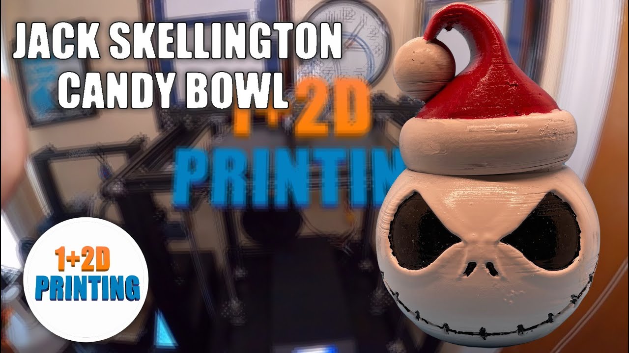 Jack Skellington Candy Bowl Nightmare Before Christmas 1+2D