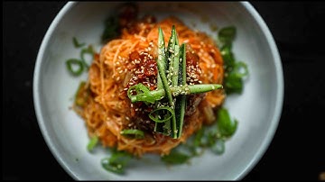 How to Make Cold Kimchi Noodles.