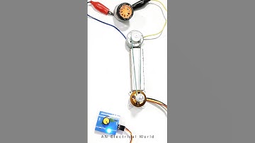 BLDC MOTOR TRANSFERS POWER TO ONE WHEEL #TECH #SHORTS #DIY