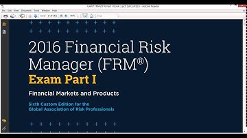 FRM Part 1 2016 GARP Books