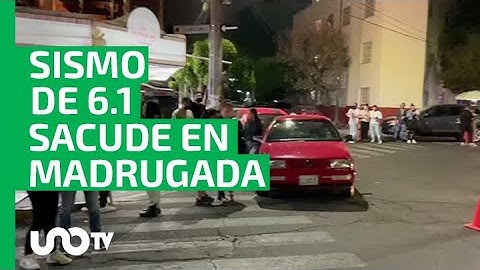 Sismo de 6.1 y réplicas despiertan a CDMX y estos estados