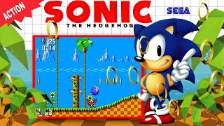 Sonic The Hedgehog Sega Master System Video Theme 4-3 And 16-9