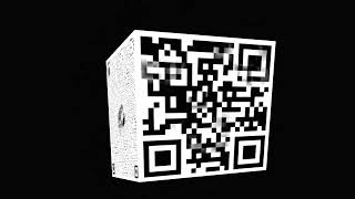 QR-cube (tesseract) show replaying Near-Field Communication Art Biennale (#nfcdab) 2024