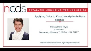 NCDS DataBytes Webinar Series: Applying Color to Visual Analytics in Data Science Net Worth